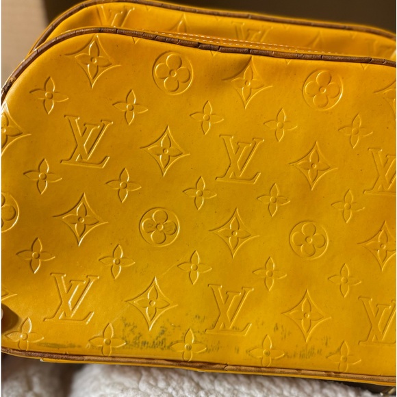 Louis Vuitton Vernis Yellow Backpack Vintage Monogram Purse Murray Tote … - Picture 10 of 16
